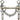 Liverpoolstang 2 Keyholes Gold Brass 14mm
