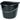 Emmer med flat kant 15 l Svart
